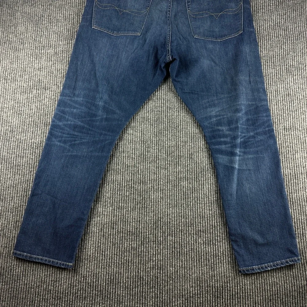 Polo Ralph Lauren Parkside Active Taper Jeans Mens 38x30 Dark Wash Blue Denim